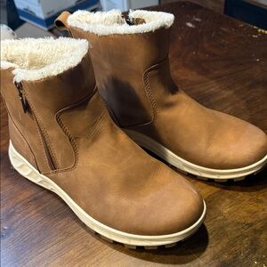 Women's Brown Leather Boots
